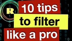 10 data filtering tips using R programming. Use the tidyverse to filter and subset your data. Instructional Video