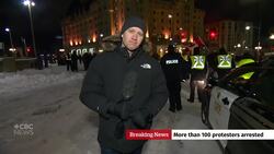 More than 100 arrested as police crackdown on Ottawa protest News Clip