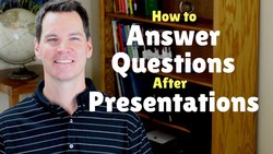 How to Answer Questions in a Presentation Instructional Video