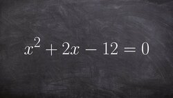 How to solve an equation by completing the square Instructional Video
