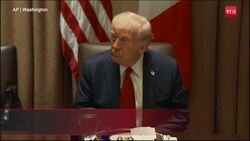 Trump Says 'No Rush' To End Tariffs On EU In Front Of Meloni At The White House Meeting News Clip
