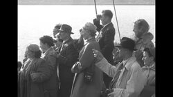 USS General Langfitt arrives in New York, carrying first shipload of European refugees under U.S. Refugee Relief Program News Clip