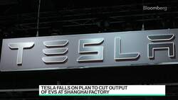 Tesla to Cut Production at Shanghai Factory News Clip