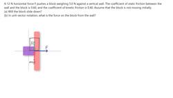 Newton's Laws: Analyzing a Box Pushed Against a Wall Instructional Video