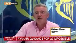 Ryan Air's O'Leary on Europe's Return to Travel News Clip
