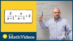 Solve a rational equation with no extraneous solutions Instructional Video