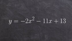 Solve by factoring when a is greater than one Instructional Video