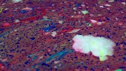 Abstract Colorful Mixing Oil And Paint Blasting Background Texture Stock Footage