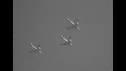 South Korean President Syngman Rhee visits new 5th Air Force Headquarters in Osah, 1954 News Clip