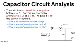 Capacitor Steady-State and Transient Analysis Instructional Video