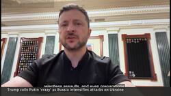 Trump calls Putin ‘crazy’ as Russia intensifies strikes on Ukraine News Clip