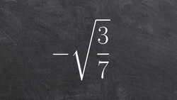 Simplifying the root of a rational number Instructional Video