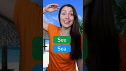 Sea vs See.  What's the difference? #shorts Instructional Video