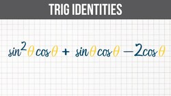 Simplifying Trig Expressions By Factoring ex 3 Instructional Video