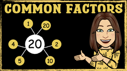 Understanding Factors and Highest Common Factors Instructional Video