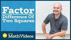 Master Factoring higher order polynomials using difference of two squares Instructional Video