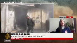 Red Crescent ambulance centre under siege in Jabalia, southern Gaza News Clip