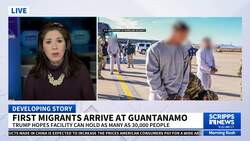 First migrant flights from US land at Guantánamo Bay News Clip