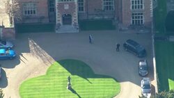 Aerial views of Chequers News Clip
