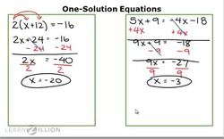 Solving Equations with No Solutions Instructional Video