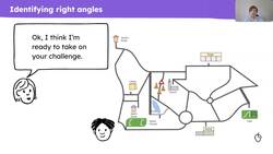 Review understanding and identification of right angles Instructional Video