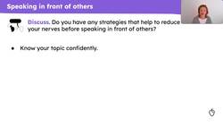 Speaking to an audience Instructional Video