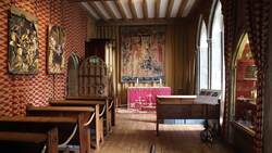 England, Leeds Castle - Chapel Stock Footage