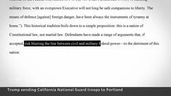 California National Guard arriving in Oregon even after court pauses deployment News Clip