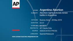 Abortion-rights activists renew battle in Argentina Instructional Video