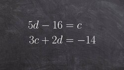 Learn how to solve a system of equations by substitution Instructional Video