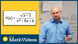Domain of rational radical functions Instructional Video