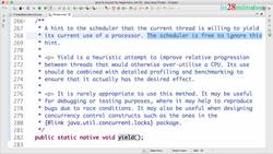 Java Programming for Complete Beginners - Java 16 - Step 07 - Thread Utility Methods and Synchronized Keyword - Sleep, Yield Instructional Video