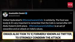 'Owaisi and Muthalik insist on NIA investigation' - Latest developments at Rameshwaram Cafe after the blast News Clip