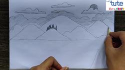 Drawing Landscape/Scenery with Geometric Shapes Instructional Video