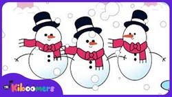 Five Little Snowmen: Winter Song for Kids Instructional Video