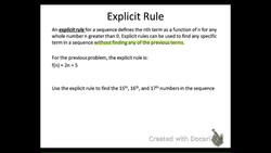 Identifying and Using Sequences Instructional Video