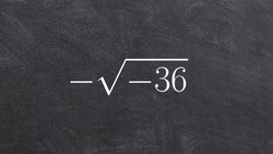 Tutorial - How to simplify the square root of a negative square number using imaginary unit i ex 8 Instructional Video