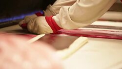 Making Candy Canes Stock Footage