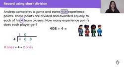 Divide a 3-digit by a 1-digit number using short division Instructional Video