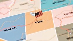 Utah from USA States Stock Footage