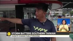 Typhoon Podul Strikes Southern Taiwan Triggering Mass Evacuations And Flight Cancellations News Clip
