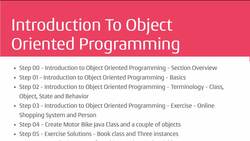 Learn Java from Scratch - A Beginner's Guide - Step 00 - Introduction to Object-Oriented Programming - Section Overview Instructional Video