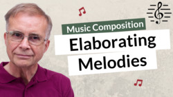 Elaborating an Upper Voice When Using an Ascending Bass Scale - Music Composition Instructional Video