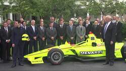 Trump welcomes Indy 500 winner to WH News Clip