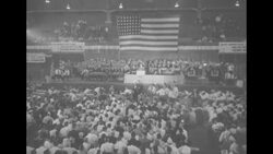 Pres. Dwight Eisenhower addresses 1954 American Legion convention in Washington DC News Clip