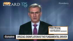 Lazard Financial Advisory CEO on Rates, Inflation News Clip