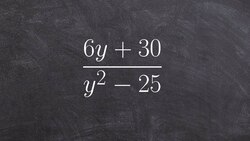 Simplifying a rational expression by factoring Instructional Video