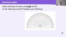 Draw angles accurately using a protractor Instructional Video