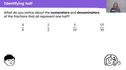 Use representations to describe and compare fractions Instructional Video