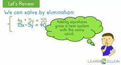 Choosing the Right Method: Solving Systems of Equations Instructional Video